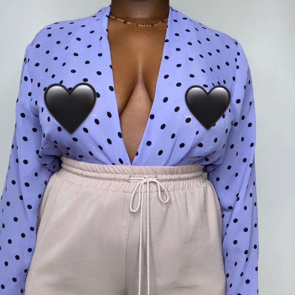 Polka dot Oversized Top. The pattern is 😻